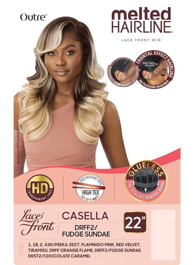 أوتر باروكة أمامية بدانتيل أمامي - خط شعر ذائب - كاسيلا (TIRAMISU) - Image 2